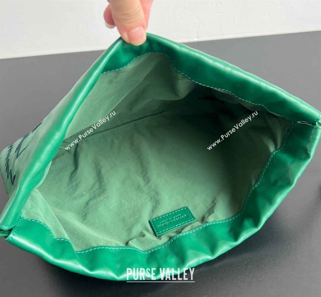 Bottega Veneta Medium Dustbag in Intrecciato Leather 796728 Jungle Green 2026 (WT-260401083)