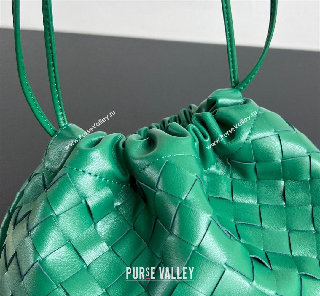 Bottega Veneta Medium Dustbag in Intrecciato Leather 796728 Jungle Green 2026 (WT-260401083)