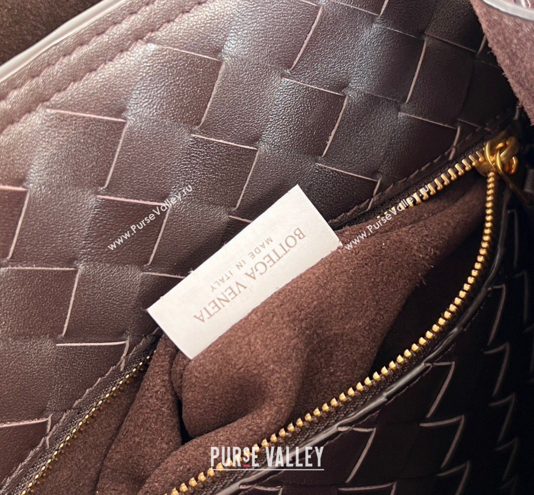 Bottega Veneta Andiamo Bucket Bag in Silky Leather Fondant Brown 2026 844169 (WT-260401064)