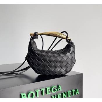 Bottega Veneta Mini Sardine Bag in Intrecciato Leather Black 2026 744267 (YX-260402011)