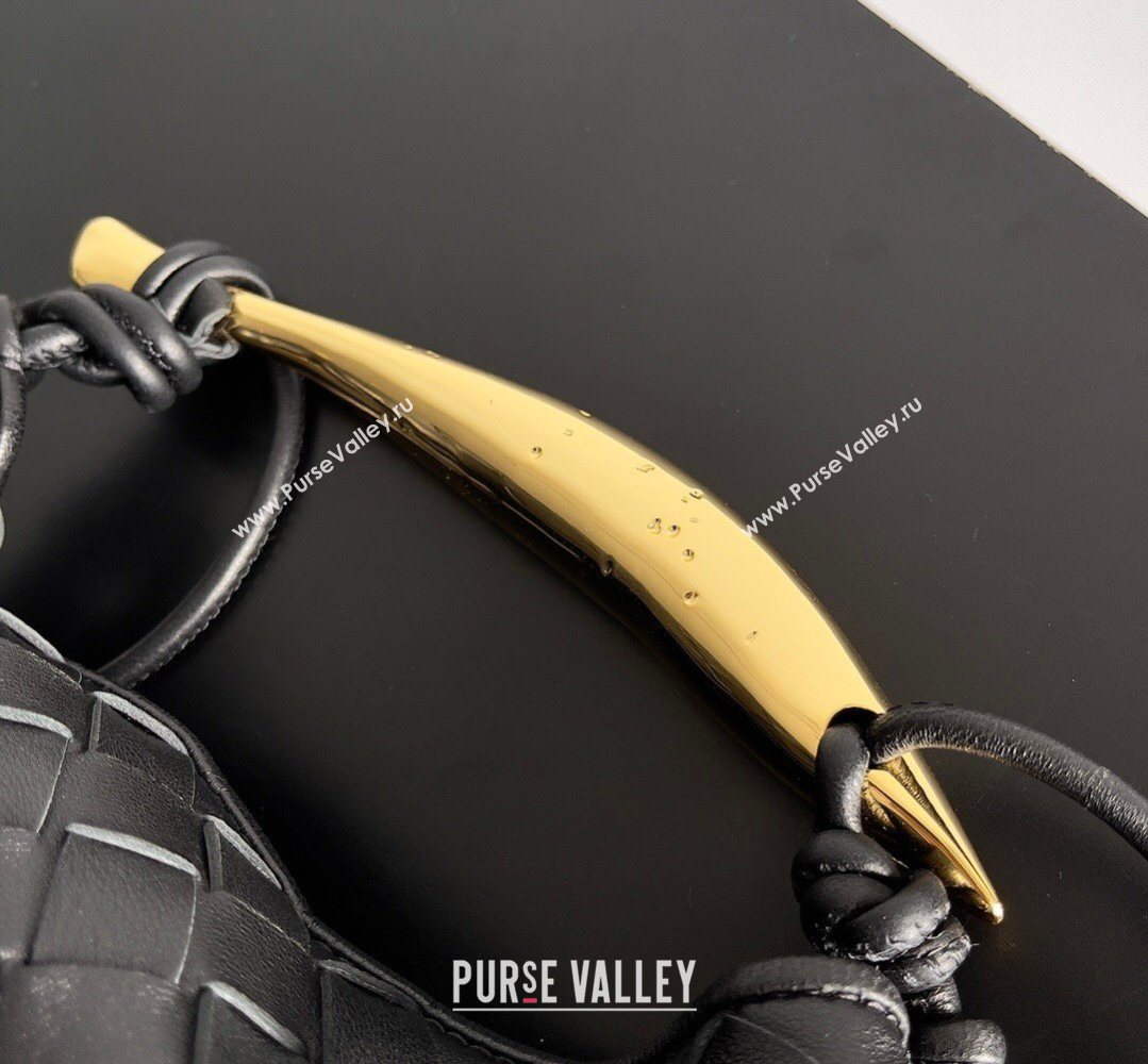 Bottega Veneta Mini Sardine Bag in Intrecciato Leather Black 2026 744267 (YX-260402011)