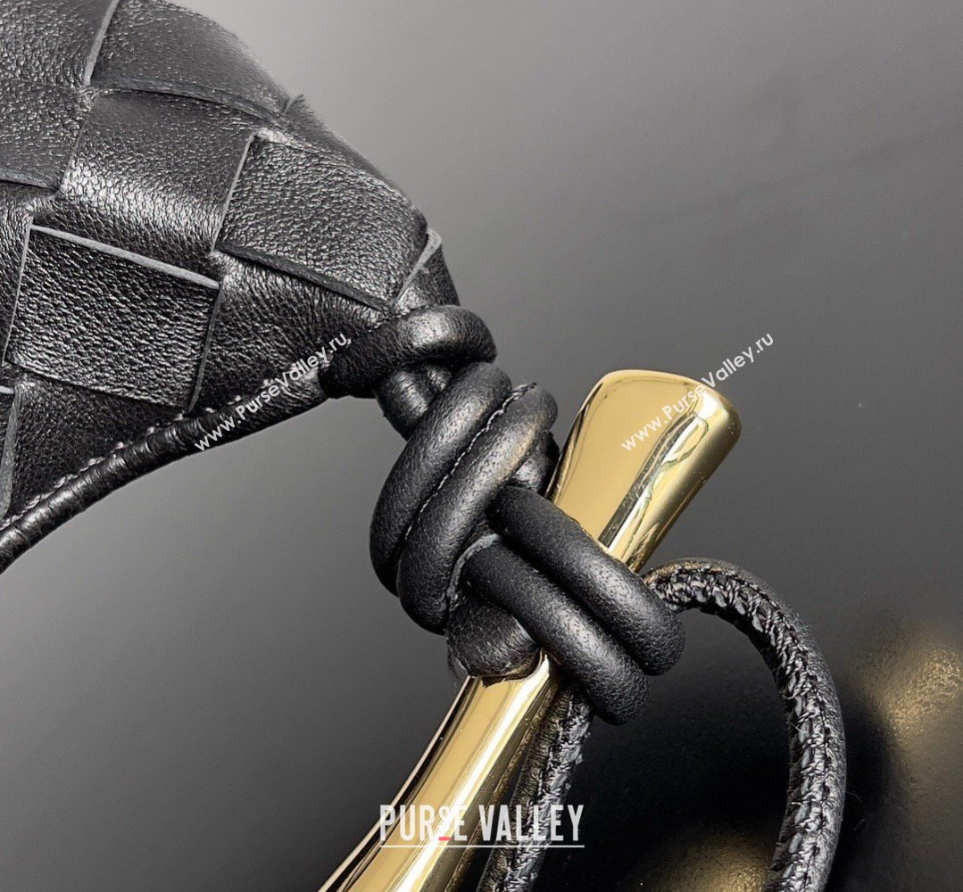 Bottega Veneta Mini Sardine Bag in Intrecciato Leather Black 2026 744267 (YX-260402011)