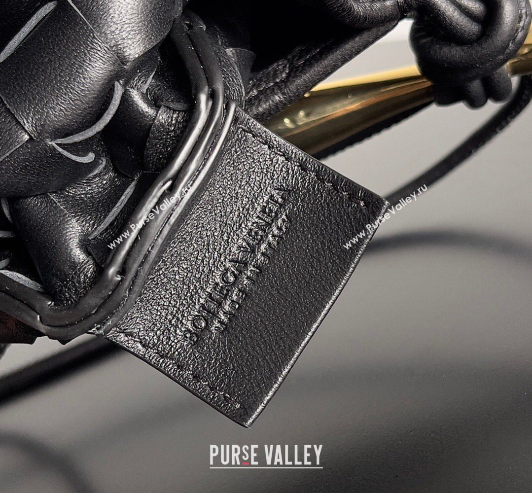 Bottega Veneta Mini Sardine Bag in Intrecciato Leather Black 2026 744267 (YX-260402011)