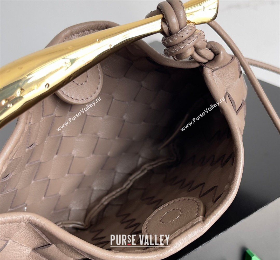 Bottega Veneta Mini Sardine Bag in Intrecciato Leather Khaki 2026 744267 (YX-260402012)