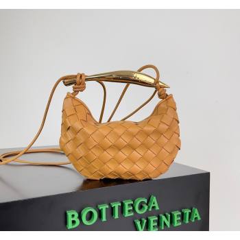 Bottega Veneta Mini Sardine Bag in Intrecciato Leather Apricot 2026 744267 (YX-260402013)