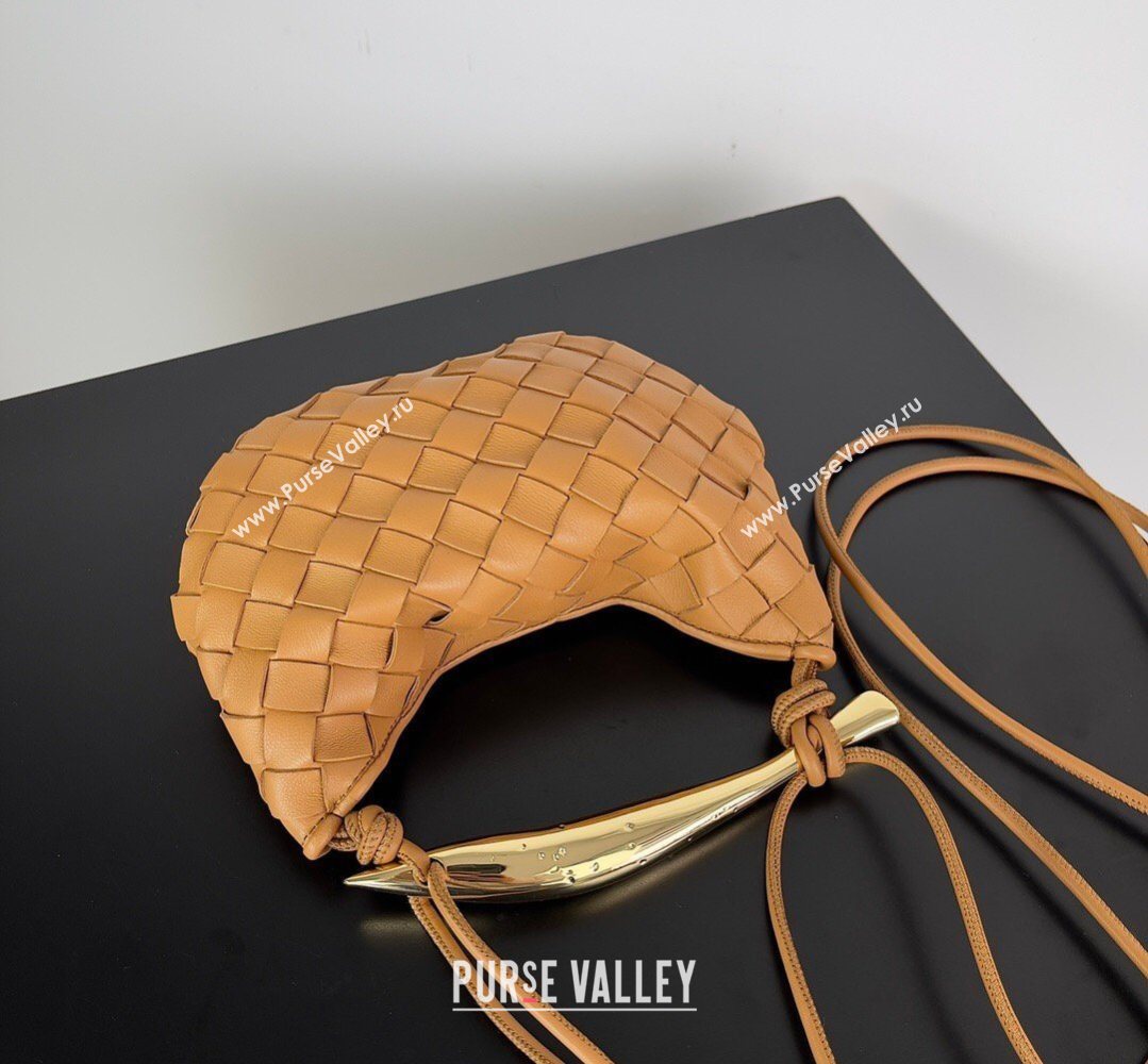 Bottega Veneta Mini Sardine Bag in Intrecciato Leather Apricot 2026 744267 (YX-260402013)
