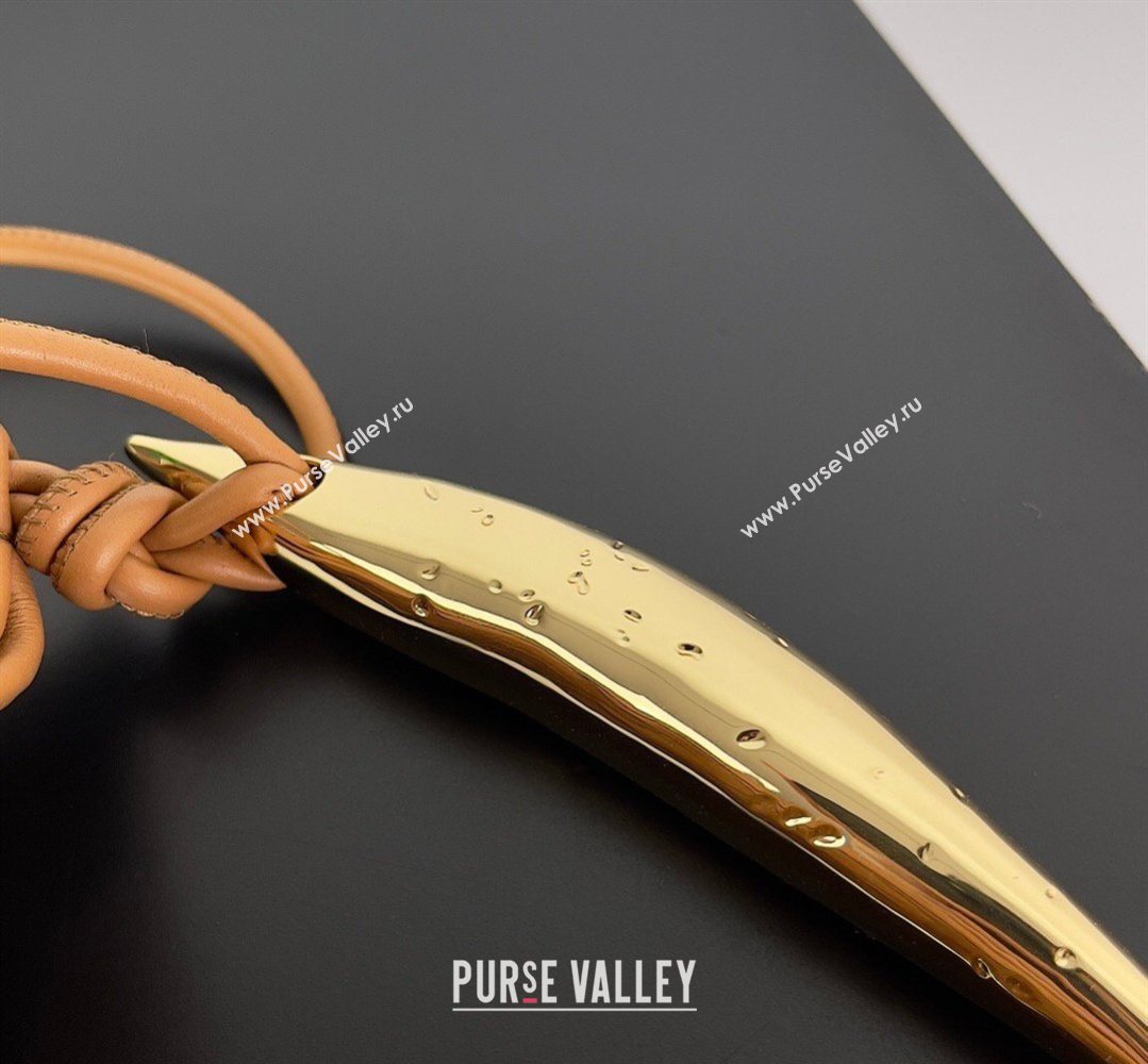 Bottega Veneta Mini Sardine Bag in Intrecciato Leather Apricot 2026 744267 (YX-260402013)