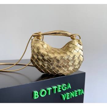 Bottega Veneta Mini Sardine Bag in Intrecciato Leather New Gold 2026 744267 (YX-260402002)