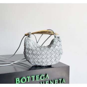 Bottega Veneta Mini Sardine Bag in Intrecciato Leather Agate Grey 2026 744267 (YX-260402016)