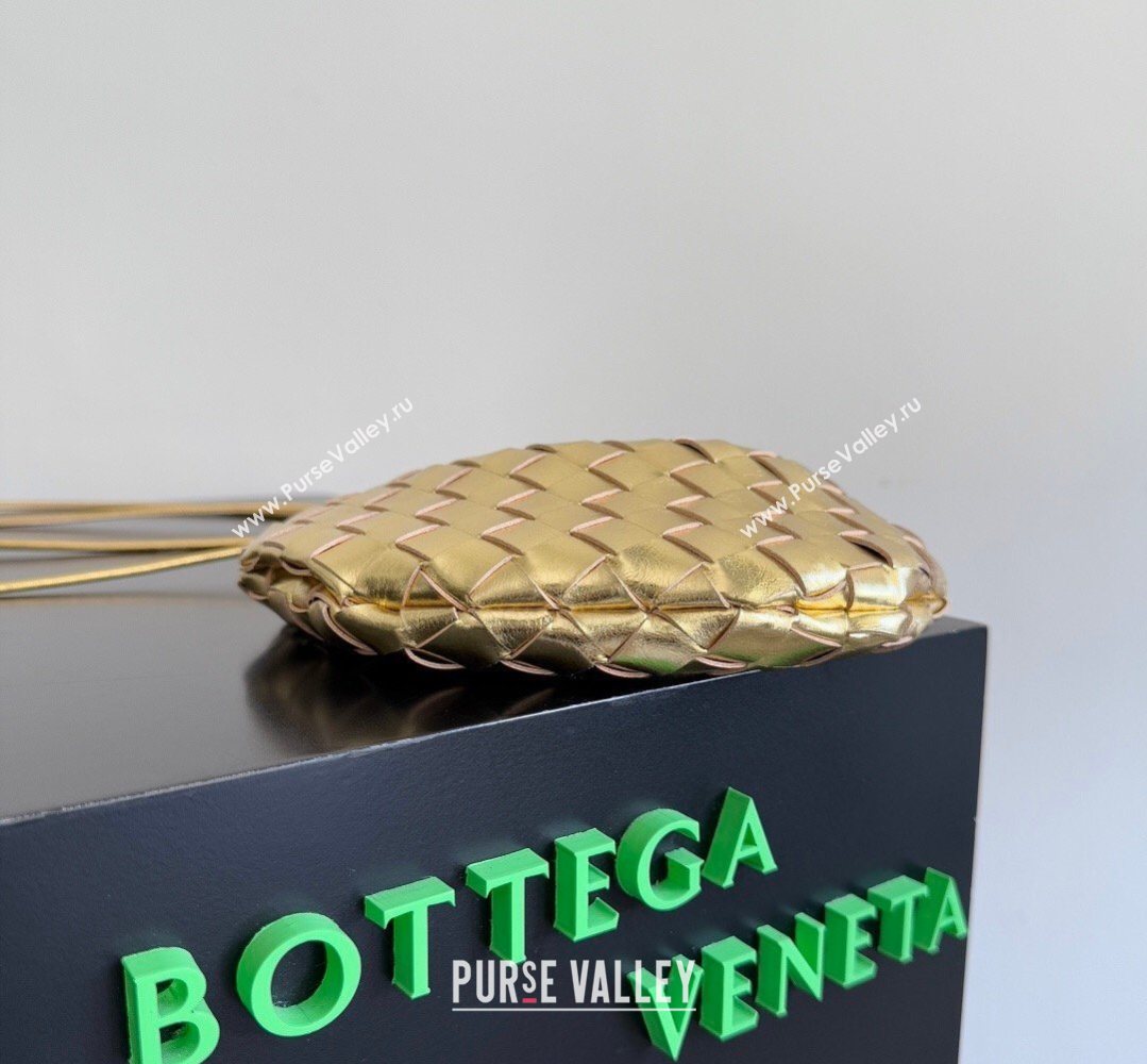 Bottega Veneta Mini Sardine Bag in Intrecciato Leather New Gold 2026 744267 (YX-260402002)