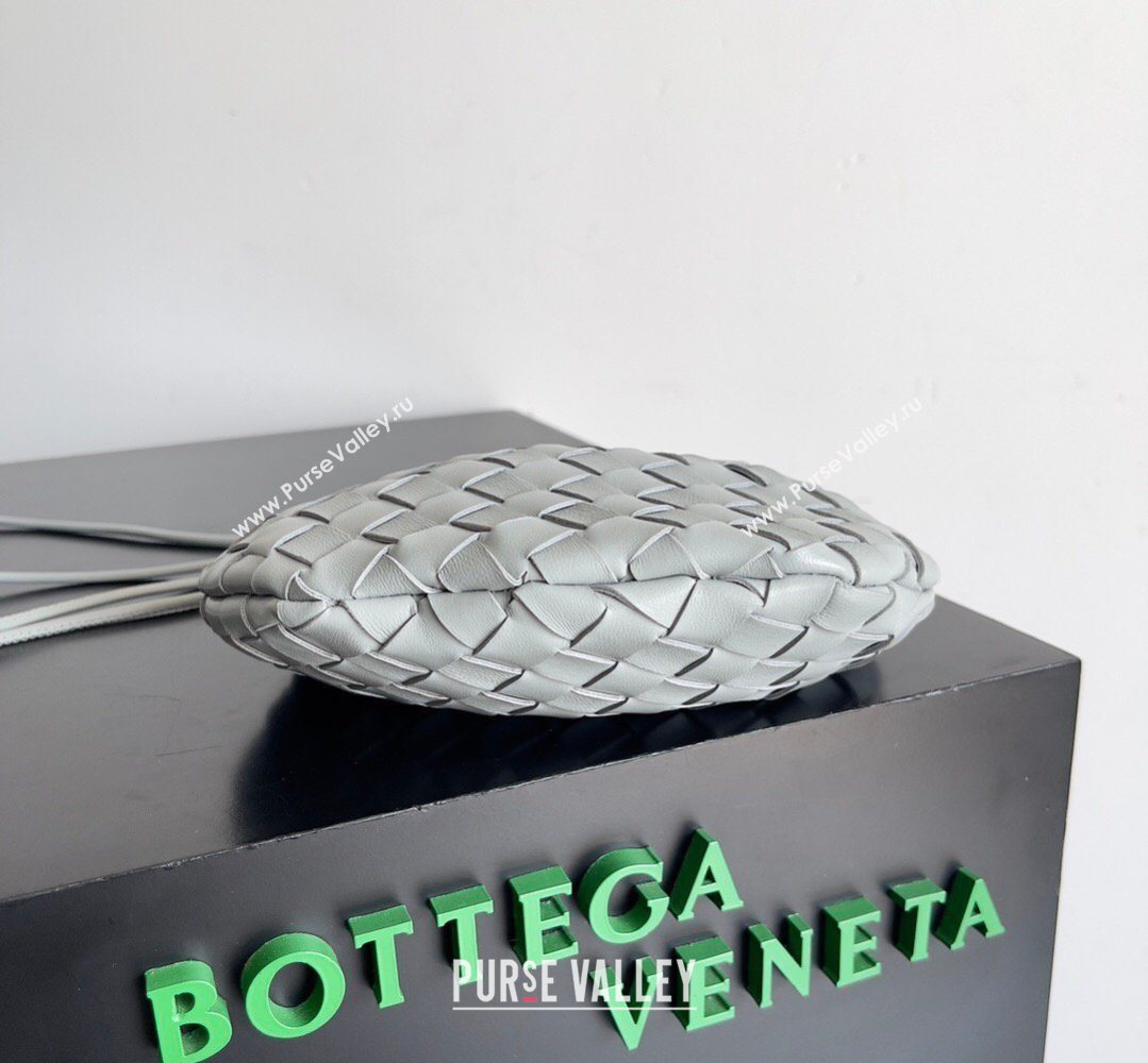 Bottega Veneta Mini Sardine Bag in Intrecciato Leather Agate Grey 2026 744267 (YX-260402016)