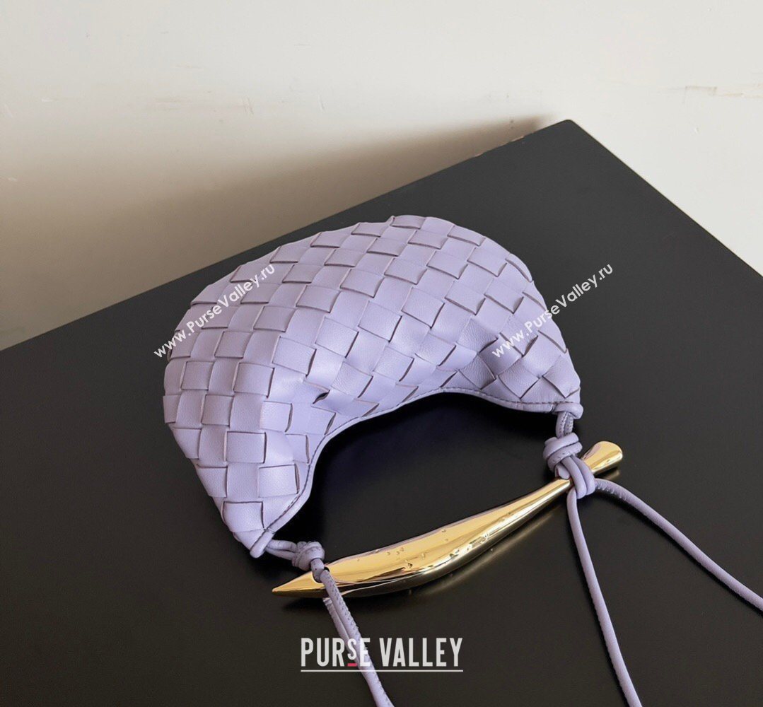 Bottega Veneta Mini Sardine Bag in Intrecciato Leather Lavender Purple 2026 744267 (YX-260402017)