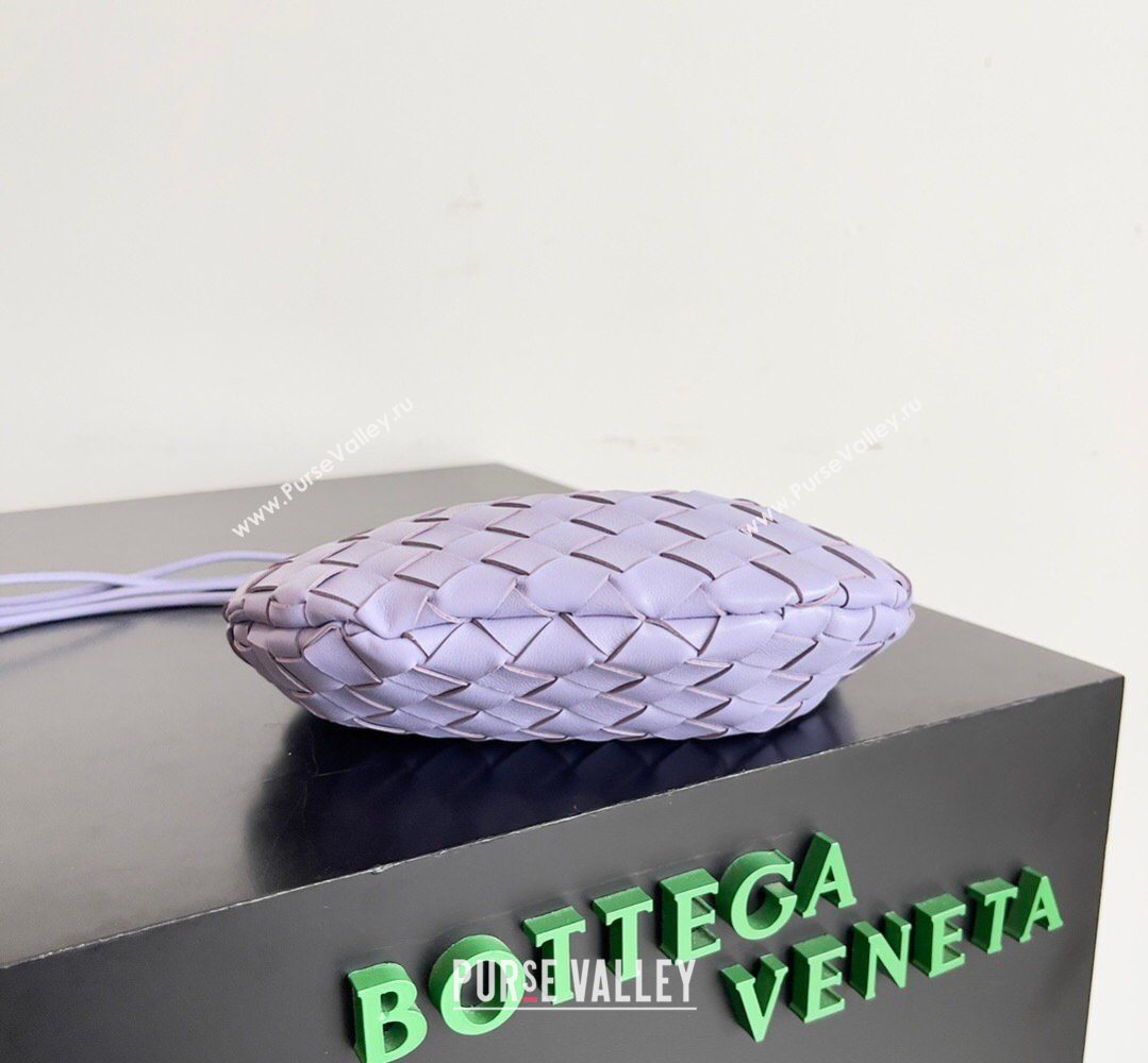 Bottega Veneta Mini Sardine Bag in Intrecciato Leather Lavender Purple 2026 744267 (YX-260402017)