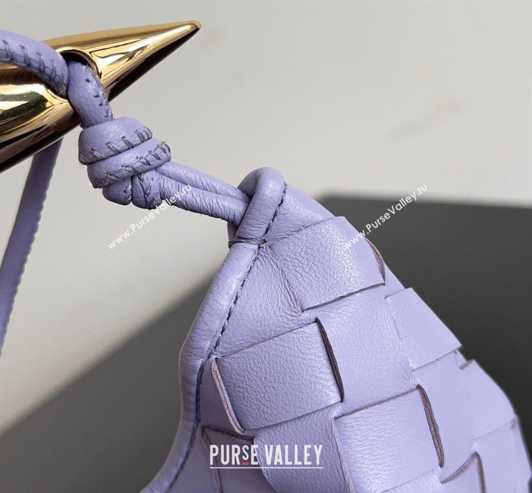 Bottega Veneta Mini Sardine Bag in Intrecciato Leather Lavender Purple 2026 744267 (YX-260402017)