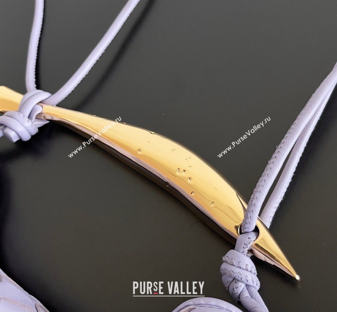 Bottega Veneta Mini Sardine Bag in Intrecciato Leather Lavender Purple 2026 744267 (YX-260402017)