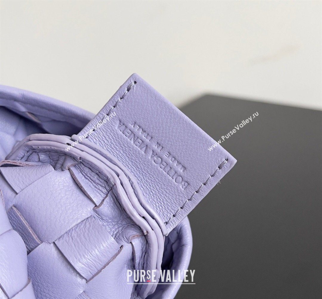 Bottega Veneta Mini Sardine Bag in Intrecciato Leather Lavender Purple 2026 744267 (YX-260402017)