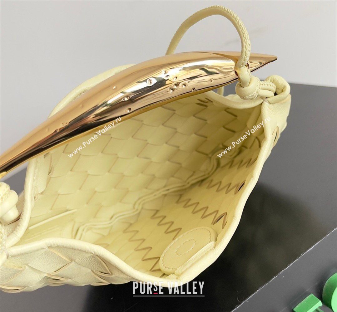 Bottega Veneta Mini Sardine Bag in Intrecciato Leather Ice Cream 2026 744267 (YX-260402018)