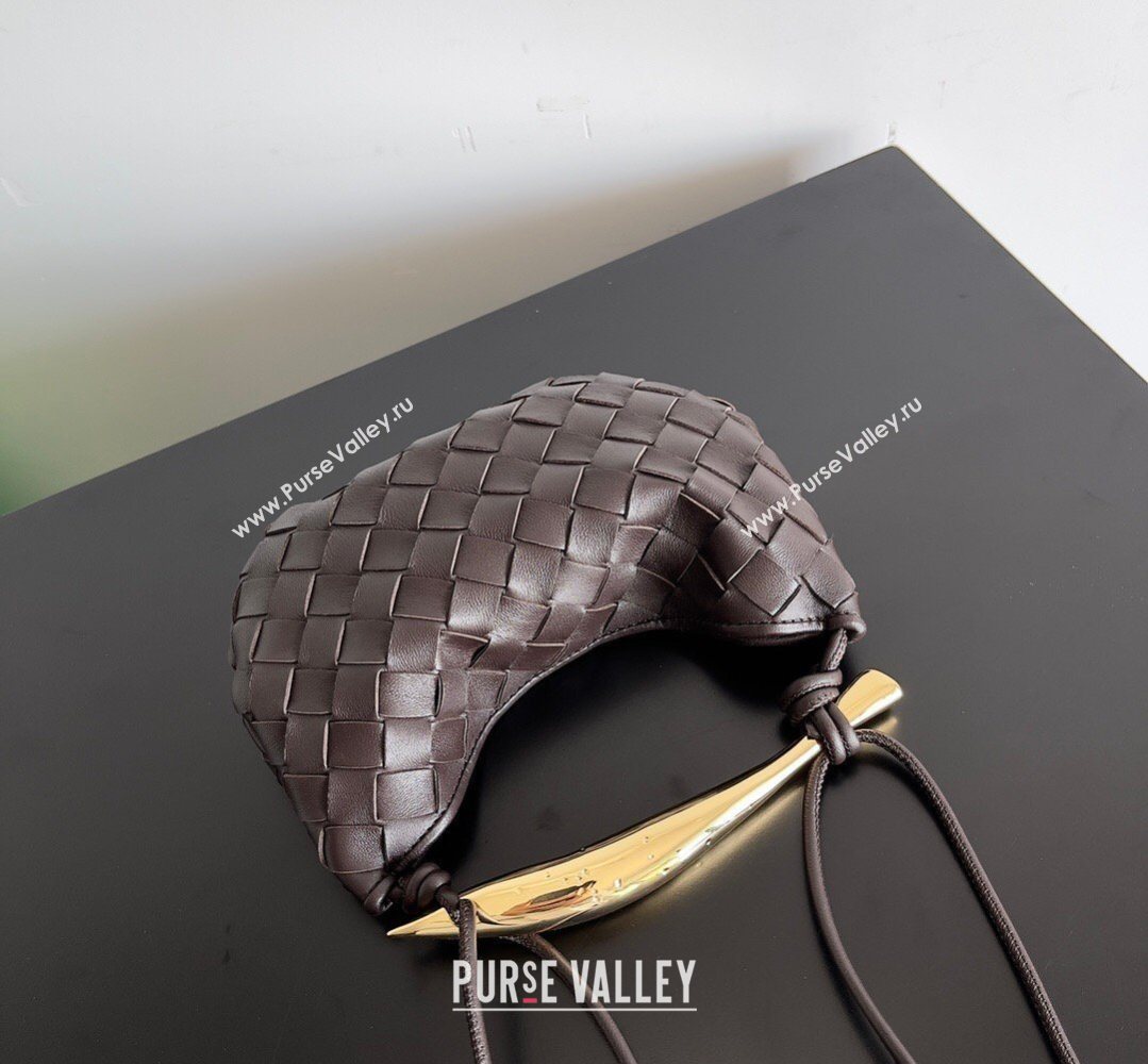 Bottega Veneta Mini Sardine Bag in Intrecciato Leather Fondant Brown 2026 744267 (YX-260402019)