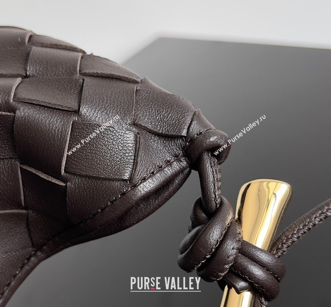 Bottega Veneta Mini Sardine Bag in Intrecciato Leather Fondant Brown 2026 744267 (YX-260402019)