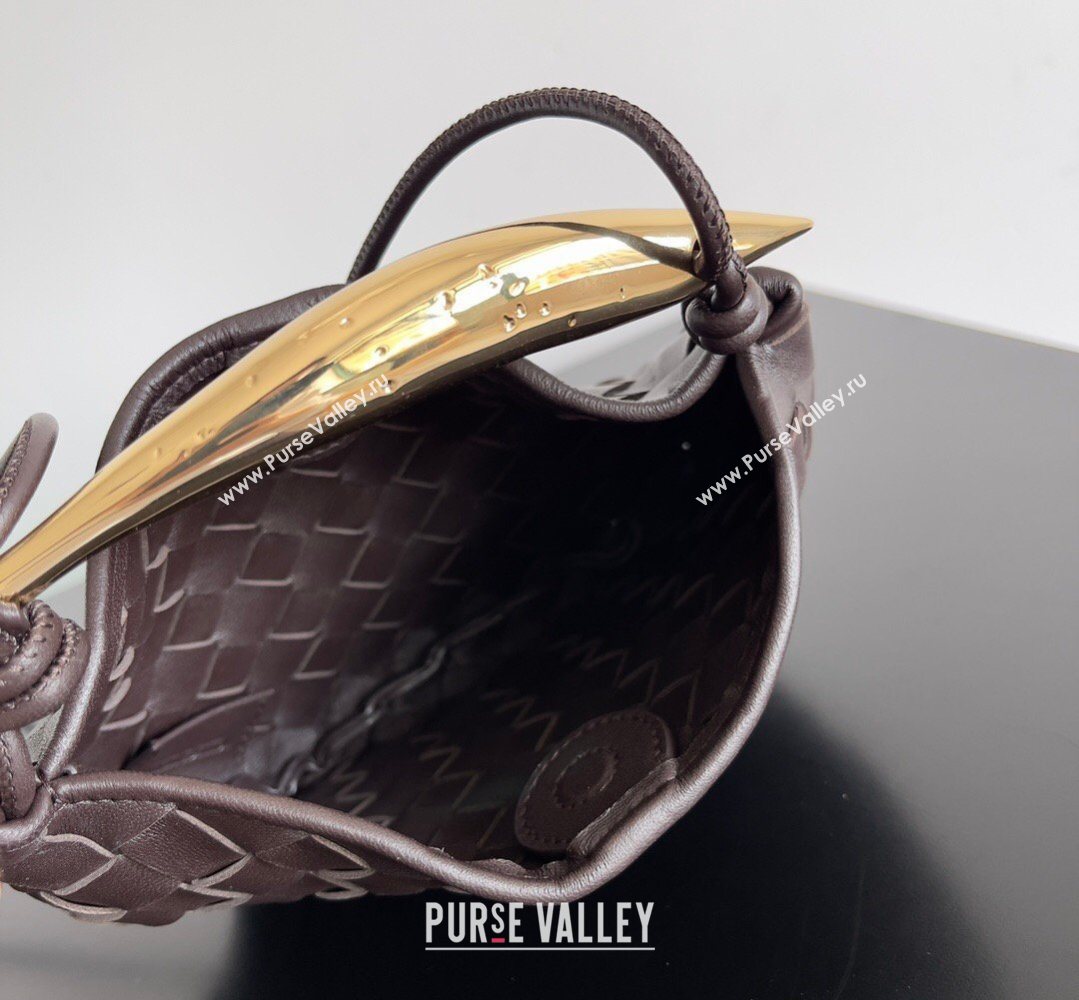 Bottega Veneta Mini Sardine Bag in Intrecciato Leather Fondant Brown 2026 744267 (YX-260402019)