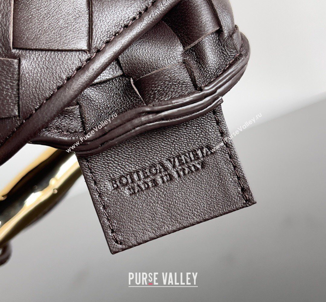 Bottega Veneta Mini Sardine Bag in Intrecciato Leather Fondant Brown 2026 744267 (YX-260402019)