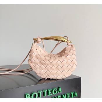 Bottega Veneta Mini Sardine Bag in Intrecciato Leather Lotus Pink 2026 744267 (YX-260402020)