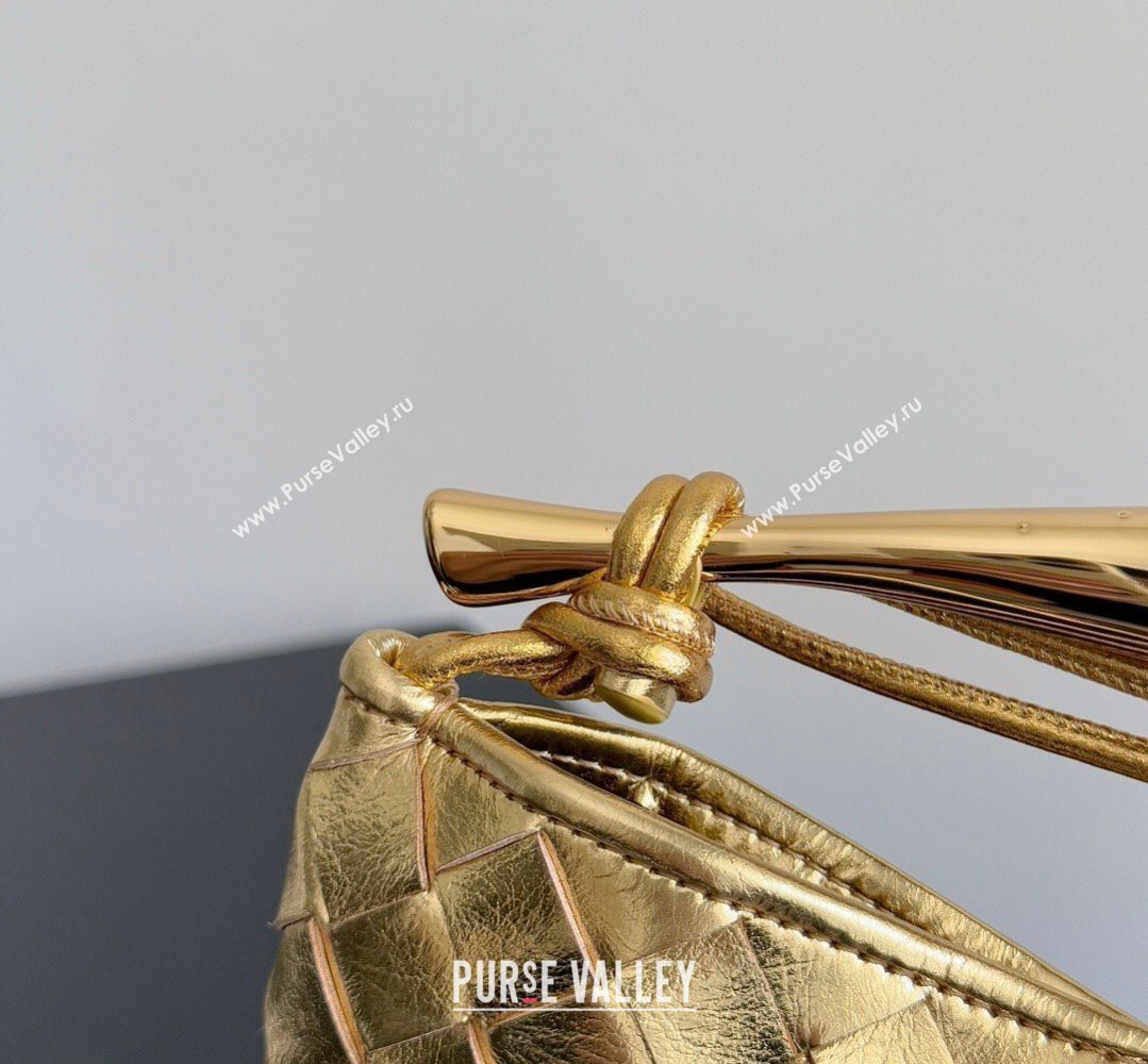 Bottega Veneta Mini Sardine Bag in Intrecciato Leather New Gold 2026 744267 (YX-260402002)