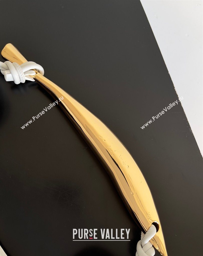 Bottega Veneta Sardine bag in Crocodile Embossed Leather White 2026 754657 (YX-260402021)