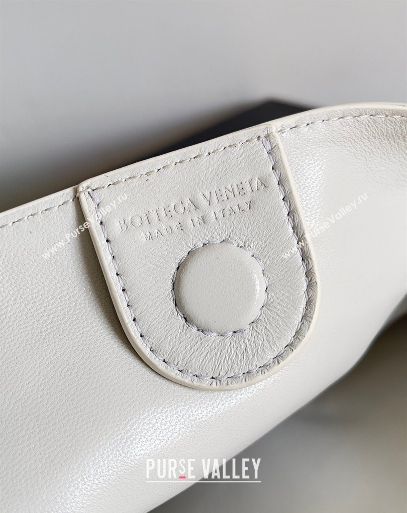 Bottega Veneta Sardine bag in Crocodile Embossed Leather White 2026 754657 (YX-260402021)