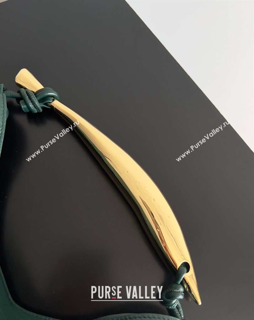 Bottega Veneta Sardine bag in Crocodile Embossed Leather Emerald Green 2026 754657 (YX-260402023)