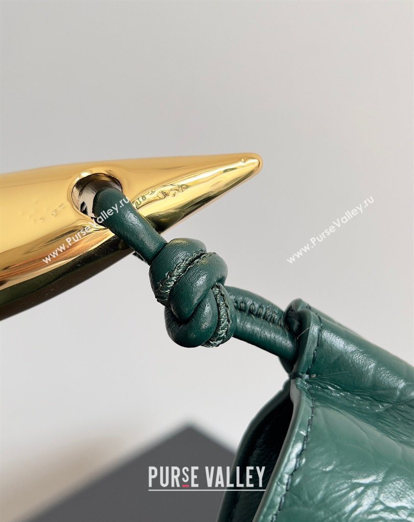 Bottega Veneta Sardine bag in Crocodile Embossed Leather Emerald Green 2026 754657 (YX-260402023)