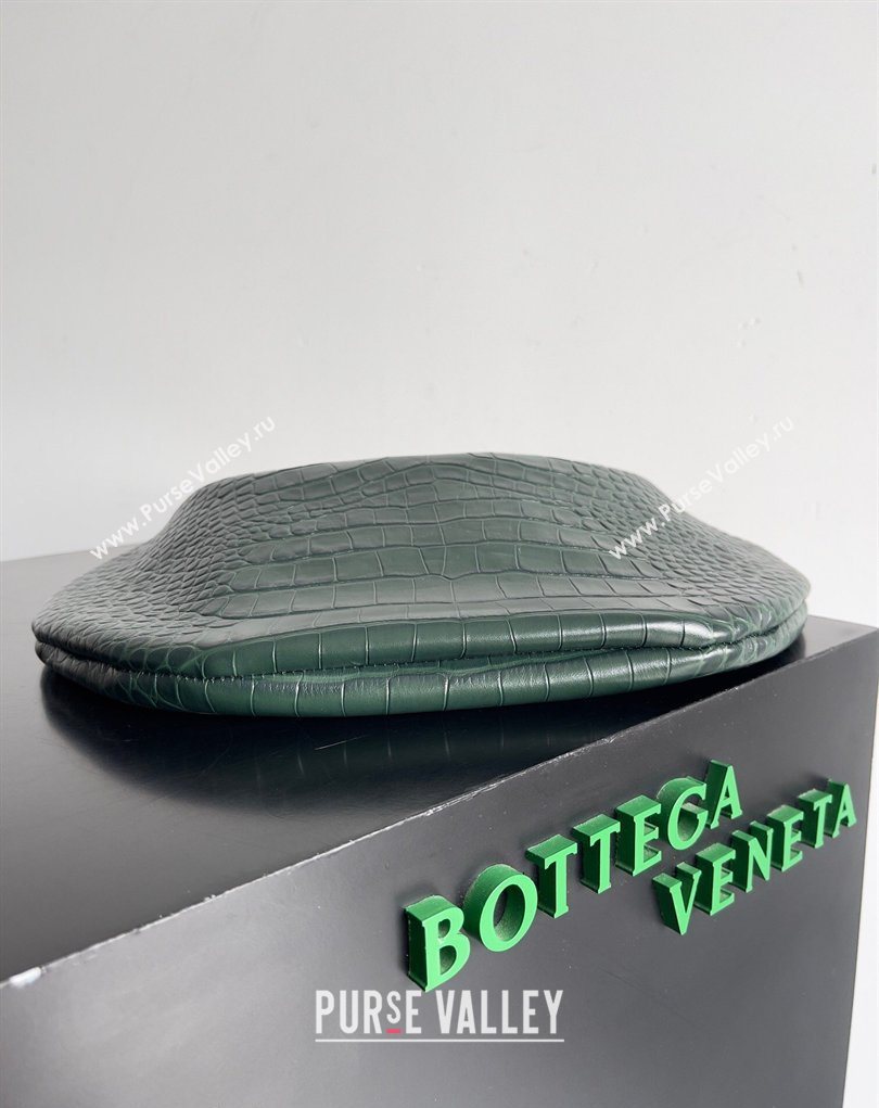 Bottega Veneta Sardine bag in Crocodile Embossed Leather Dark Green 2026 754657 (YX-260402025)