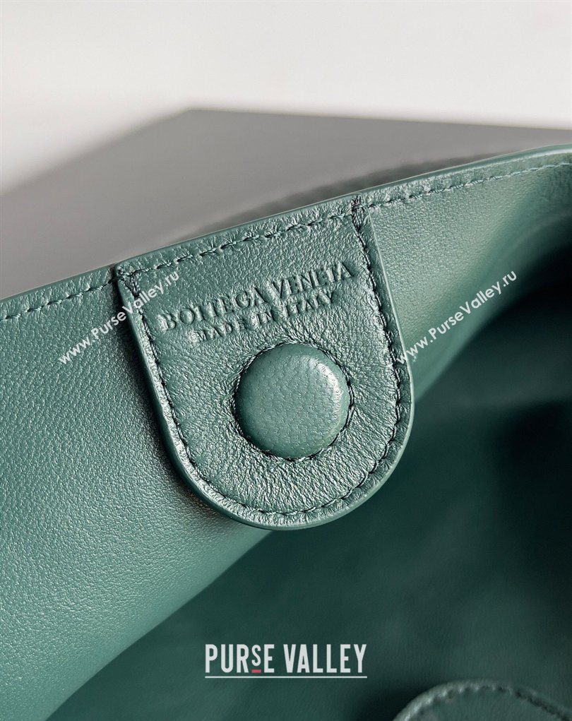 Bottega Veneta Sardine bag in Crocodile Embossed Leather Dark Green 2026 754657 (YX-260402025)