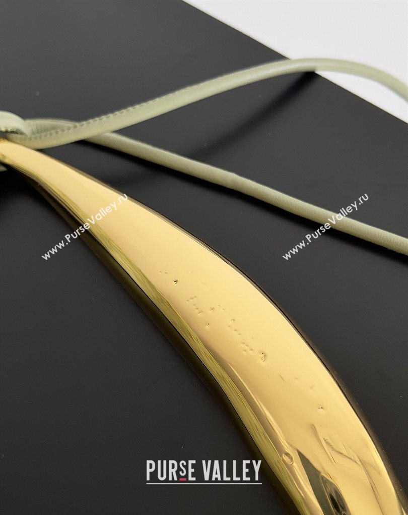 Bottega Veneta Large Sardine Bag with Strap in Intrecciato Leather Travertine Green 2026 754988 (YX-260402028)