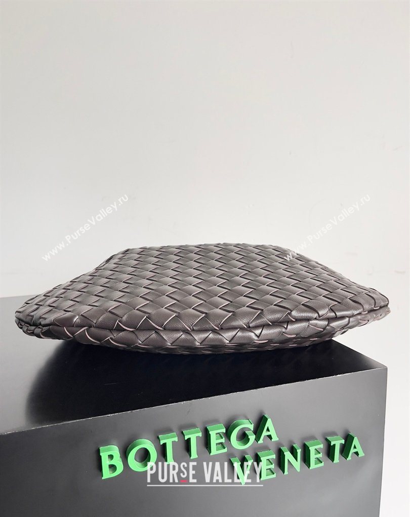 Bottega Veneta Large Sardine Bag with Strap in Intrecciato Leather Fondant Brown 2026 754988 (YX-260402029)