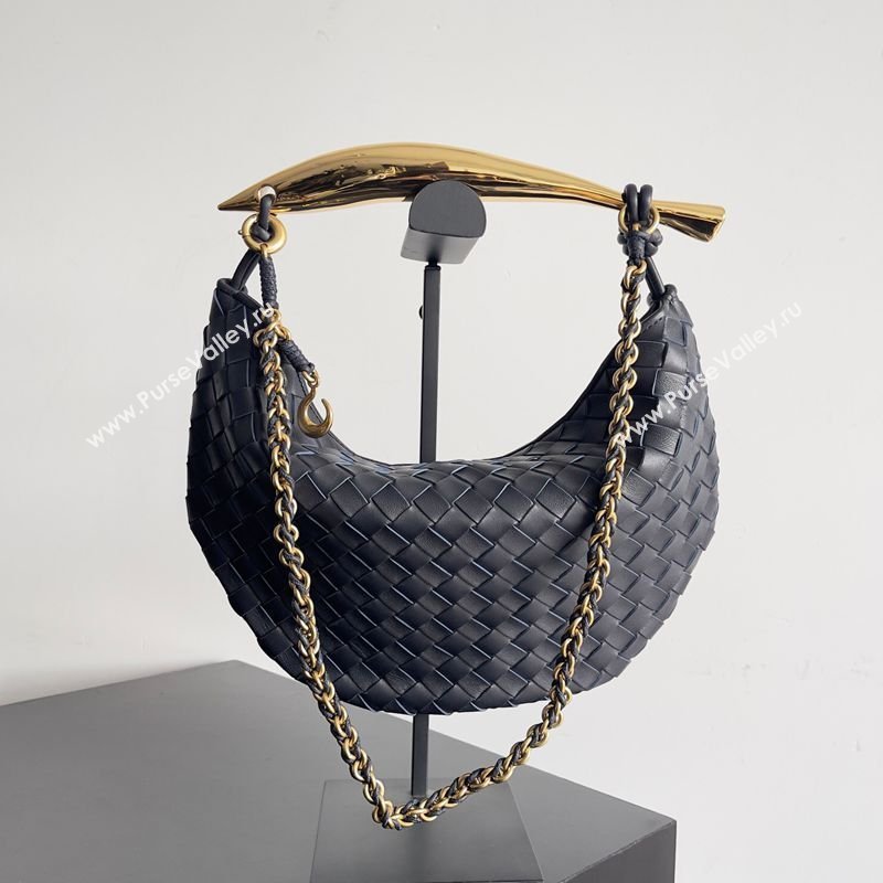 Bottega Veneta Sardine Bag with Chain in Intrecciato Leather 776768 Space Blue 2026 (YX-260402036)