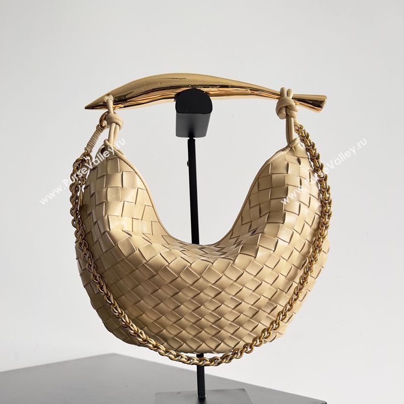 Bottega Veneta Sardine Bag with Chain in Intrecciato Leather 776768 Porridge 2026 (YX-260402037)