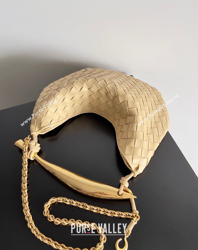 Bottega Veneta Sardine Bag with Chain in Intrecciato Leather 776768 Porridge 2026 (YX-260402037)