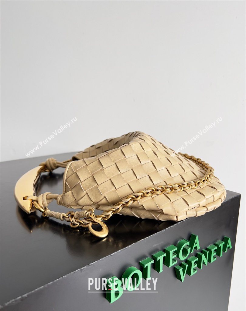 Bottega Veneta Sardine Bag with Chain in Intrecciato Leather 776768 Porridge 2026 (YX-260402037)