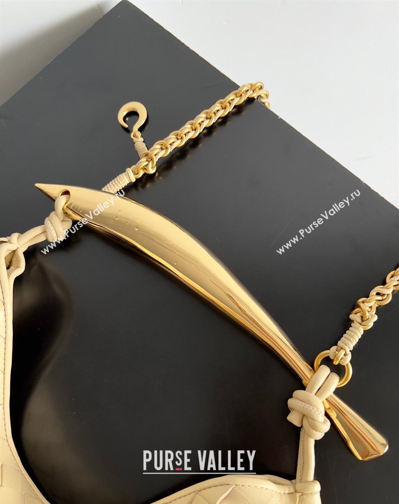 Bottega Veneta Sardine Bag with Chain in Intrecciato Leather 776768 Porridge 2026 (YX-260402037)