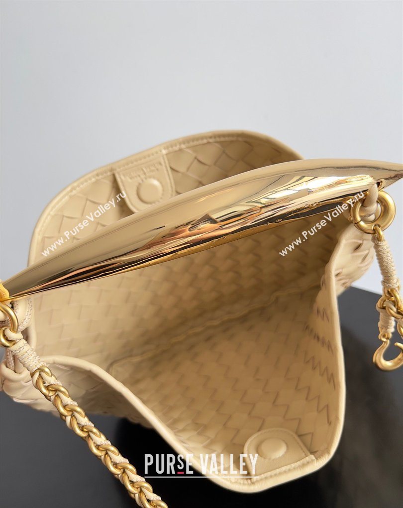 Bottega Veneta Sardine Bag with Chain in Intrecciato Leather 776768 Porridge 2026 (YX-260402037)