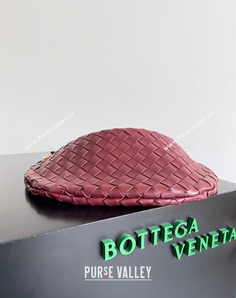 Bottega Veneta Sardine Bag with Chain in Intrecciato Leather 776768 Burgundy 2026 (YX-260402039)