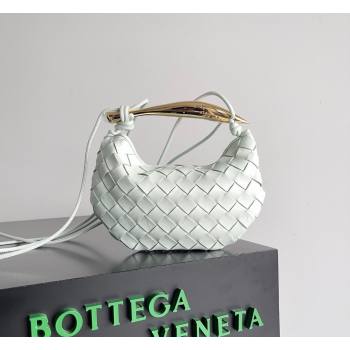 Bottega Veneta Mini Sardine Bag in Intrecciato Leather Glacier Blue 2026 744267 (YX-260402007)