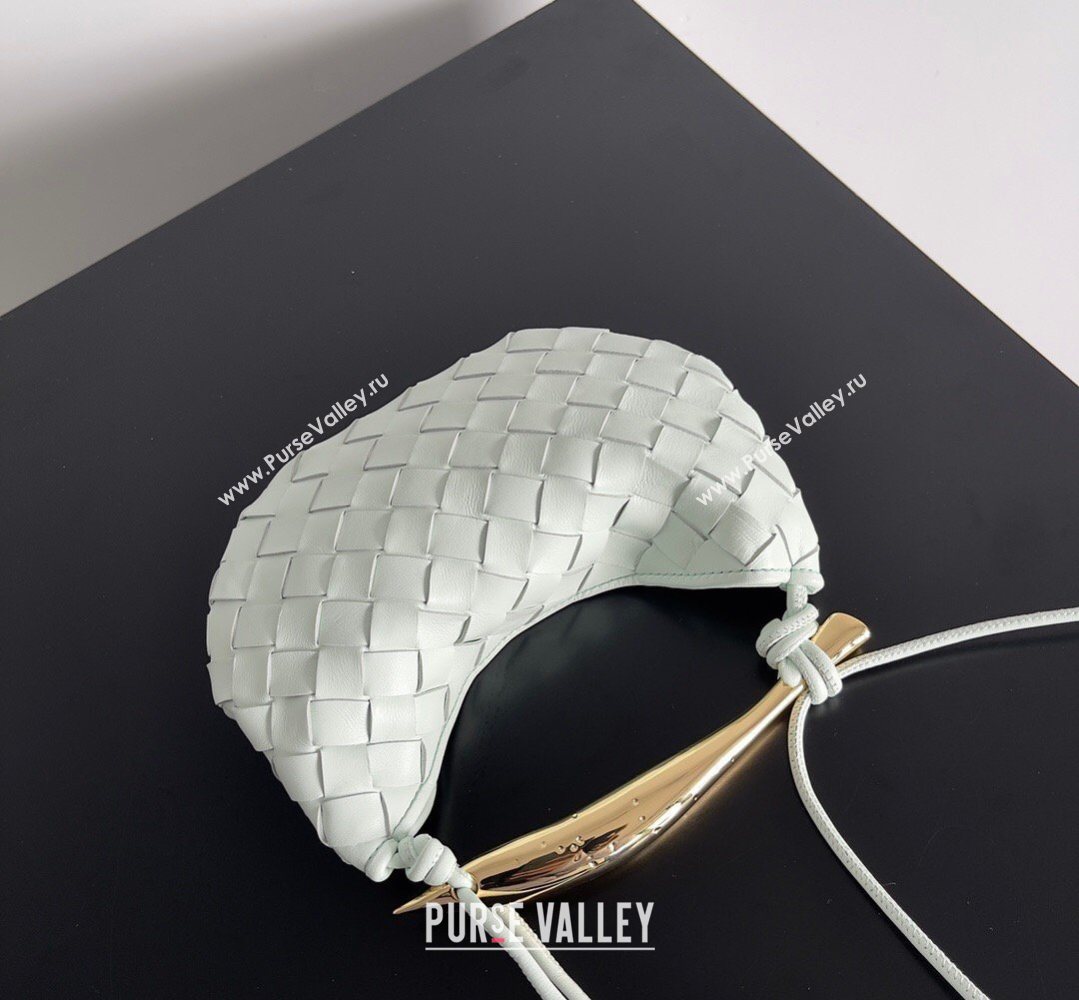 Bottega Veneta Mini Sardine Bag in Intrecciato Leather Glacier Blue 2026 744267 (YX-260402007)