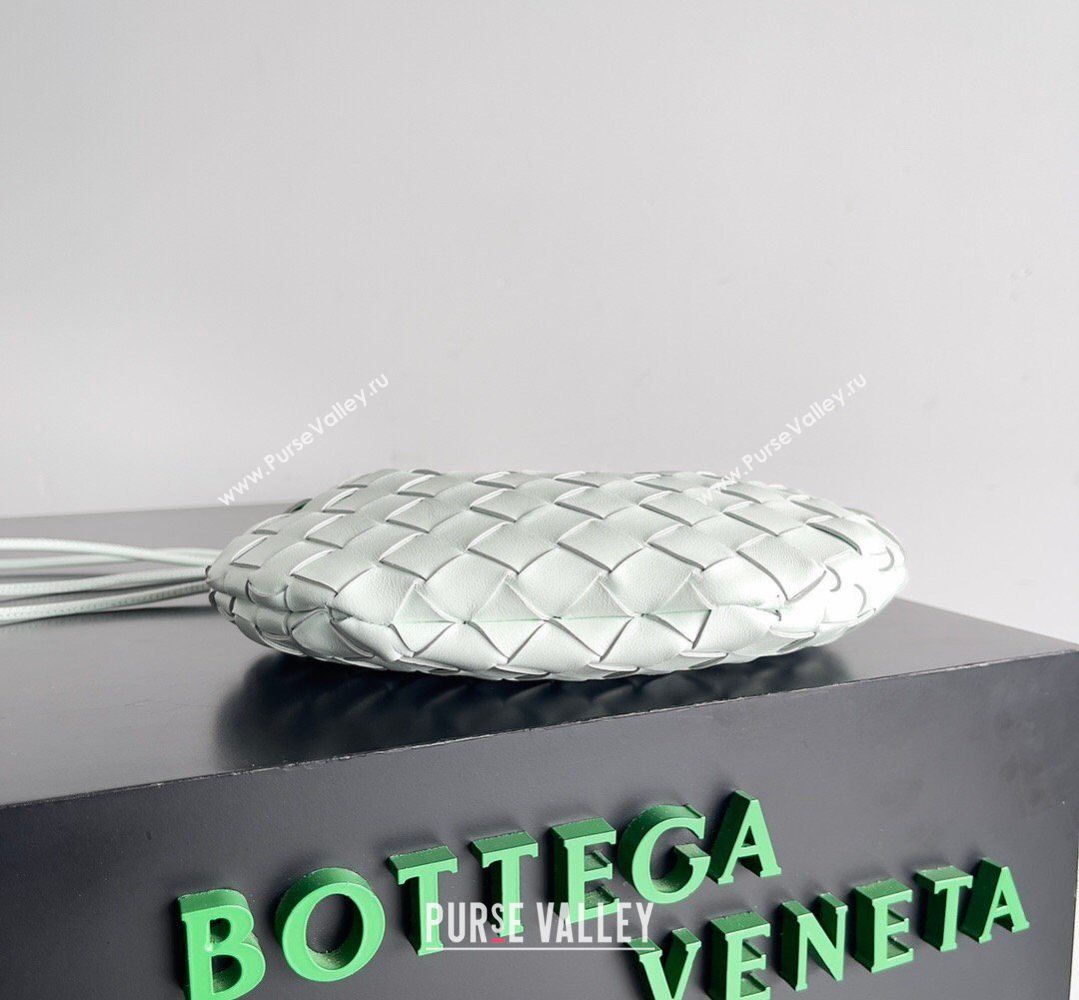 Bottega Veneta Mini Sardine Bag in Intrecciato Leather Glacier Blue 2026 744267 (YX-260402007)