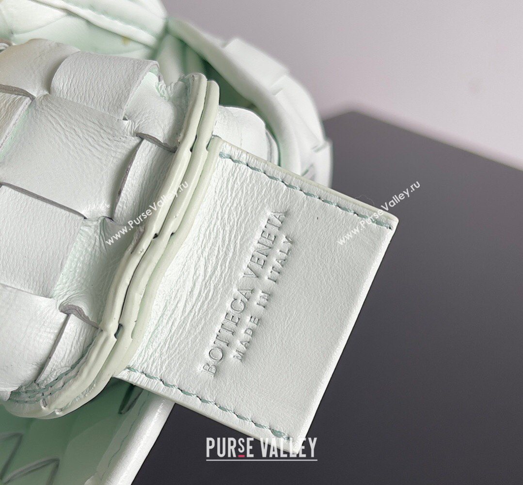 Bottega Veneta Mini Sardine Bag in Intrecciato Leather Glacier Blue 2026 744267 (YX-260402007)