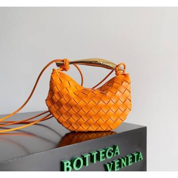 Bottega Veneta Mini Sardine Bag in Intrecciato Leather Orange 2026 744267 (YX-260402008)