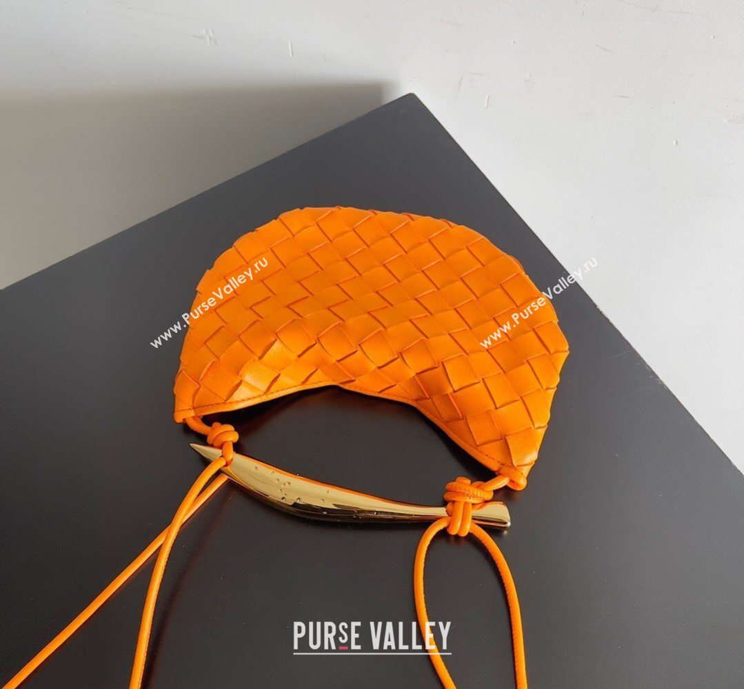 Bottega Veneta Mini Sardine Bag in Intrecciato Leather Orange 2026 744267 (YX-260402008)