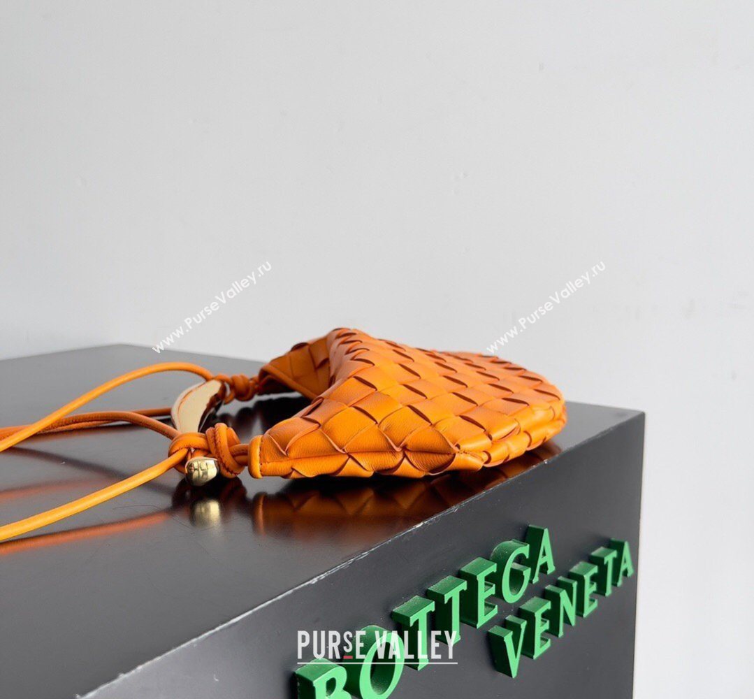 Bottega Veneta Mini Sardine Bag in Intrecciato Leather Orange 2026 744267 (YX-260402008)