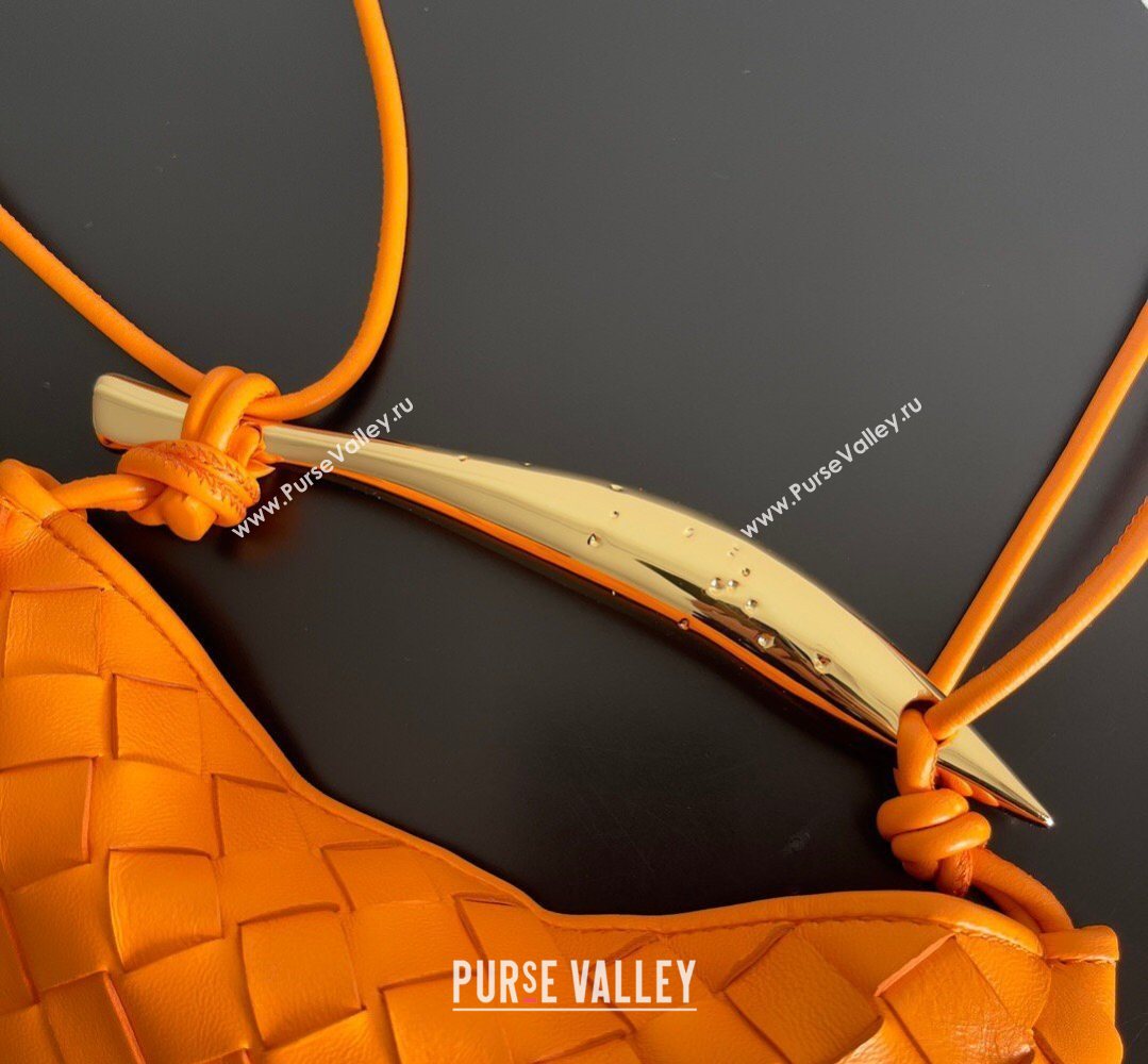 Bottega Veneta Mini Sardine Bag in Intrecciato Leather Orange 2026 744267 (YX-260402008)